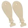 2 Pcs Tissue Box Key Toothpaste Bathroom Paper Towel for Dispenser Toilet Abs Plastic Keys 1