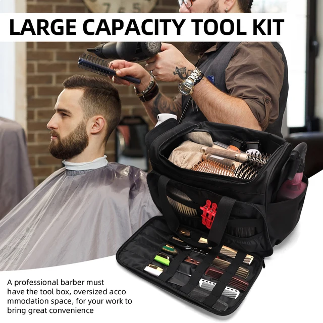New Pro Barber Hairdressing Tool Storage Set Barber Large Capacity