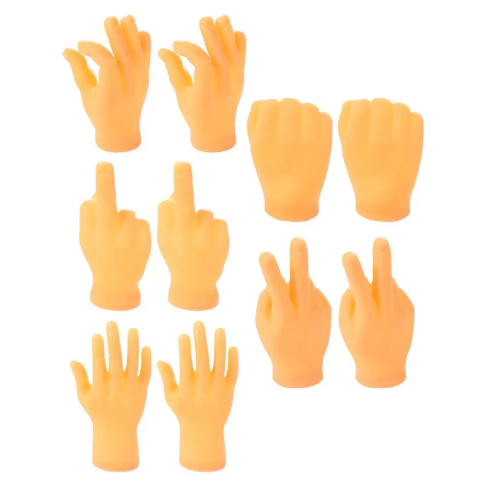 Cosplay Props Funny Toys Cat Pet Party Small Hand Halloween Finger Toys Finger Puppets Hand Palm Tiny Finger Hands 6pcs sporting events foam fingers foam hand gloves palm cheering props