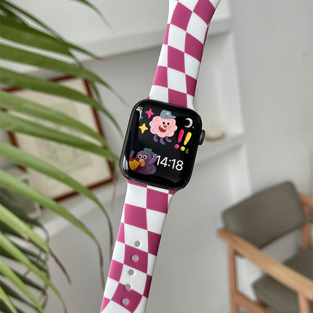 Strap For Apple Watch 45mm band 44mm 40mm 38mm 42mm Printing Strap correa wristband bracelet iWatch 3 4 5 se 6 7 band