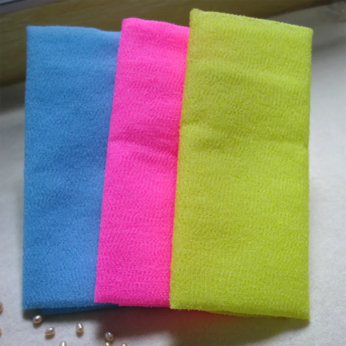 Japanese Boutique Nylon Scrub, Shower Gel, Clean, Exfoliating Towel, Cloth, Beauty, 10 Pcs 2