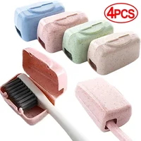 4/5Pcs Toothbrush Head Cover Caps Portable Tooth Brush Holder Protector Case for Travel Outdoor Camping Bathroom Organizer 1