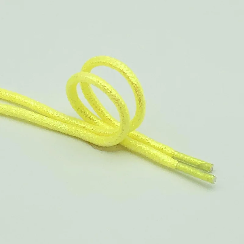 Vibrant Round Lurex Shoelaces