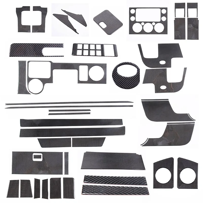 

Soft Carbon Fiber For Toyota FJ Cruiser 2007-2021 Car Center Control Interior Sticker Car Modification Accessories
