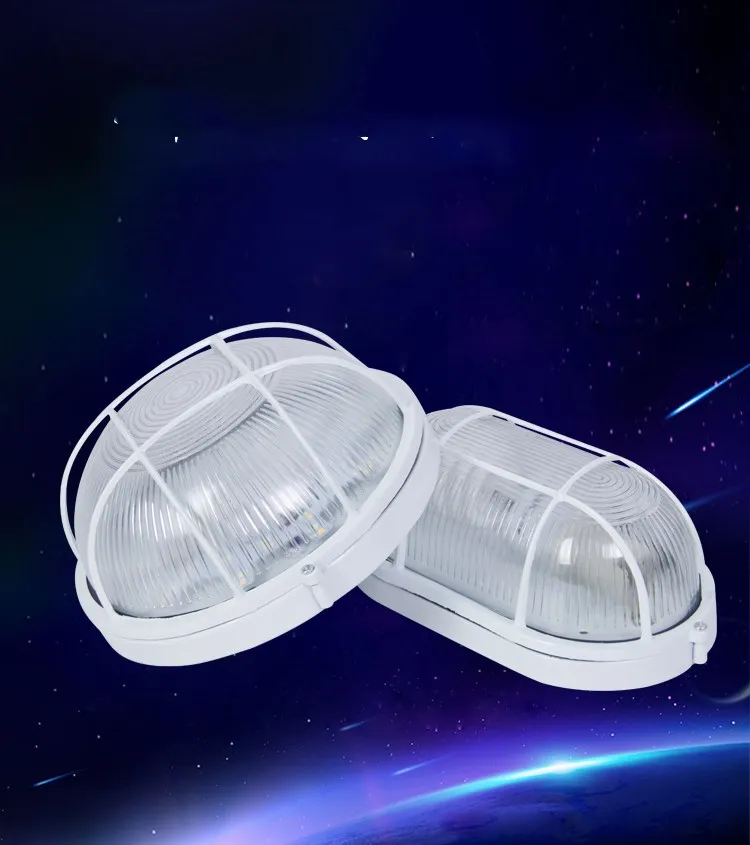 ทาสีรูปไข่กลางแจ้ง IP65 Gate โคมไฟติดผนังกันน้ำความชื้นหดสวน Porch Wall light courtyard Wall Sconce 1