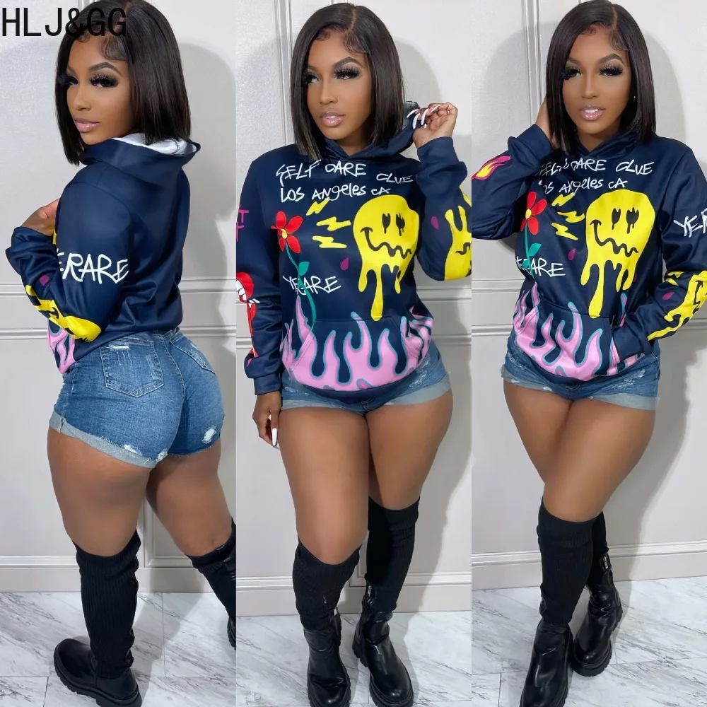 Женский свитшот с капюшоном HLJ & GG