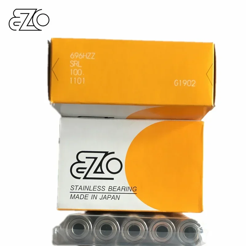 JAPAN EZO Stainless Steel Bearing S683ZZ S684ZZ S685ZZ S686ZZ S687ZZ S688ZZ S689ZZ 3x7x3 4x9x4 5x11x5 6x13x5 8x16x5 mm 10pcs