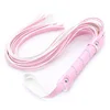 63CM PU Leather Training Horse Whips ,Rivet Reinforcement Handle Inlay Artificial Diamond,Submissive Riding Horse Whip 1