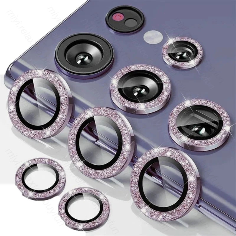 Anello Di Protezione Per Fotocamera Gitter Per Samsung Galaxy S24 Ultra 5G 2024 Custodia Per Lenti In Metallo Su Vetro Protettivo Samsang S24Ultra S 2