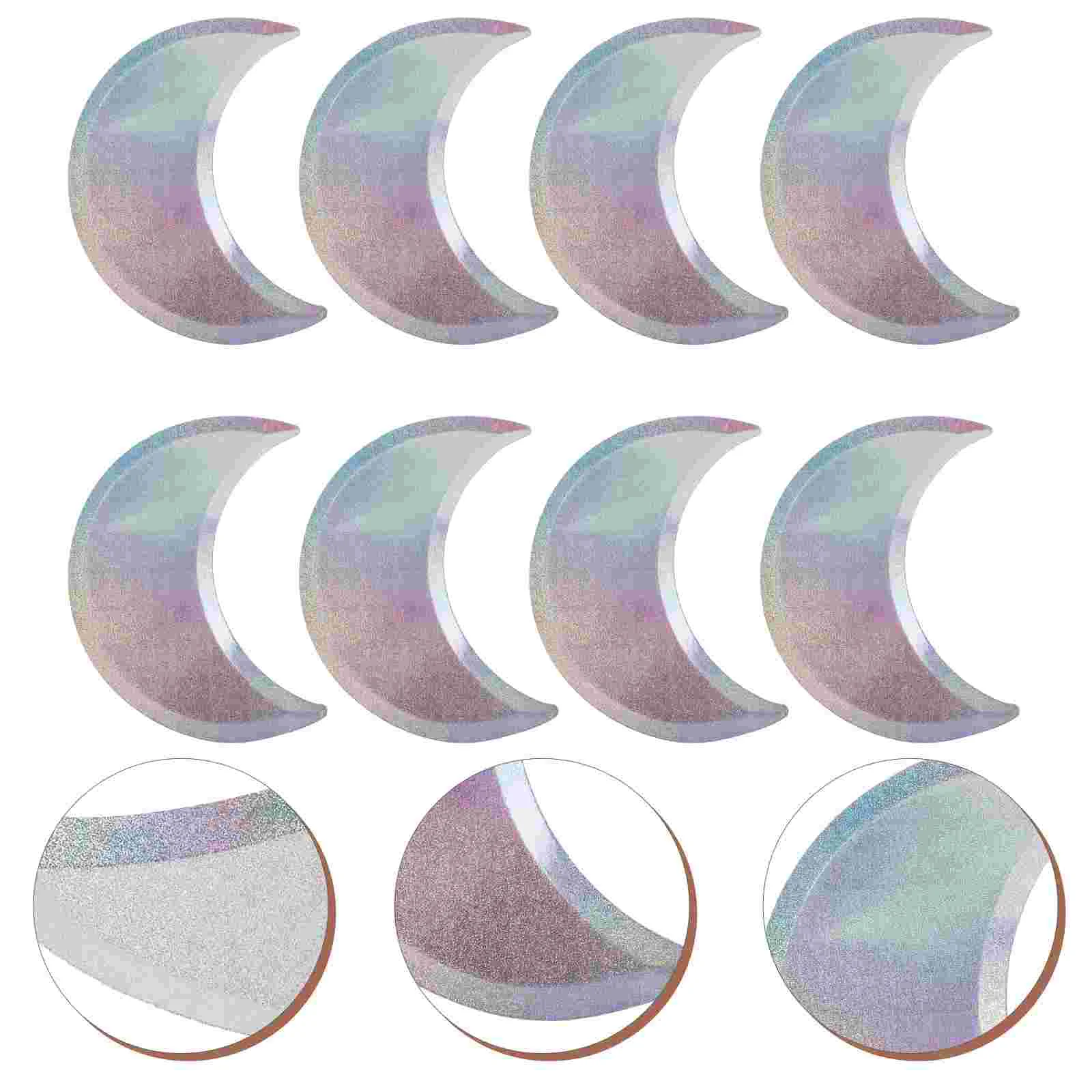 8Pcs Silver Plate Disposable Paper Plates Dishes Party Tableware Celebration Supplies Kids Dessert Plates Cake