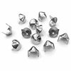 14 *6*7 mm Silver Iron Buckle Decorative Rivet For Leather Clothes Bags Shoes Western Metal Conical Buttons Gothic Punk Nail 3