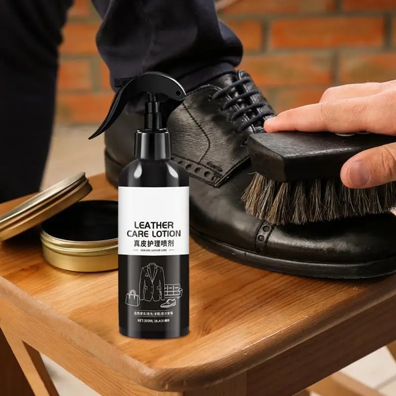 

300ml Sofa Seat Refurbish Spray Leather Lotion Leather Seat Repair Leather Conditioner Auto Interiors Shoes Sofa Bags Cleaners