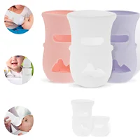 Silicone Sleeves Silicone Baby Bottle Cover Insulated Glass Bottle Compatible  AVENT Glass Natural Baby Bottle 4/8Oz 1