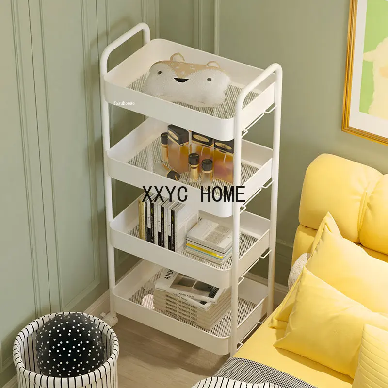 

Nordic Minimalist Iron Art Salon Trolley Home Light Luxury Snack Storage Rack Beauty Salon Tool Trolley Modern Salon Furniture A