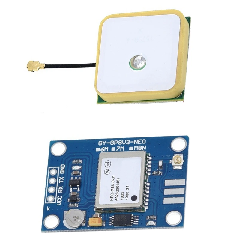 

GY-GPSV3 NEO-M8N GPS Module For APM MWC Flight Controller PX4 Pixhawk V2.4.5 APM2.56 APM 1.65 -3.6V