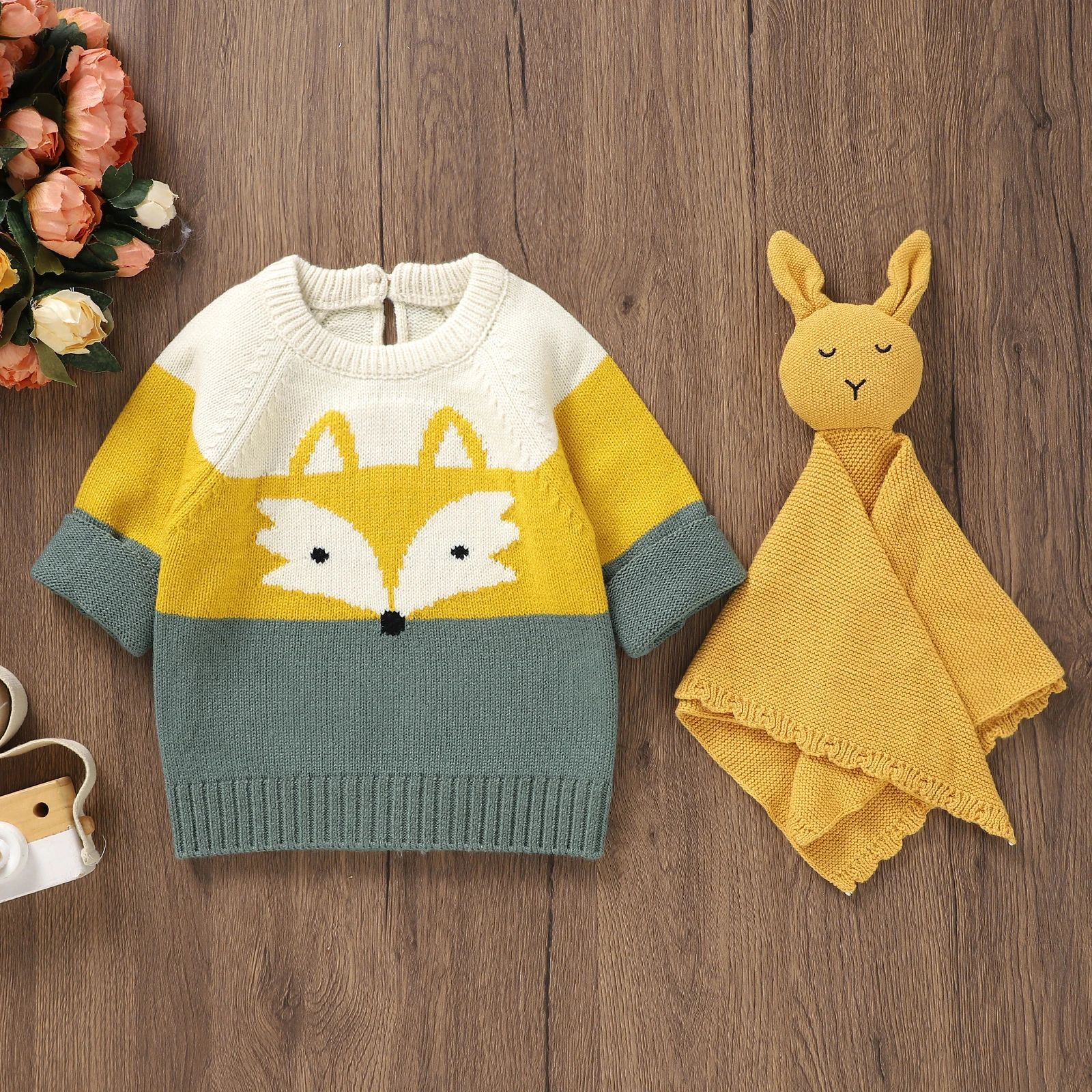 ma&baby 0-3Y Newborn Infant Toddler Baby Girl Boy Sweaters Knit Warm Long Sleeve Tops Pullover Fall Winter Spring Clothes