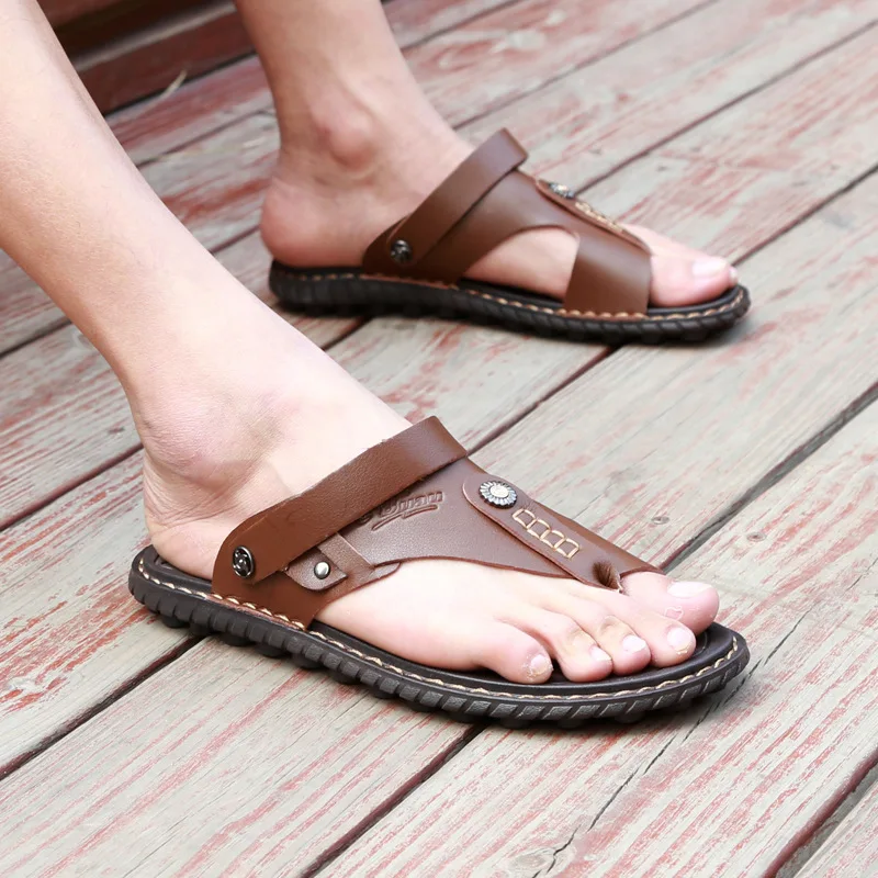 Summer Clip Toe Flip Flops Mens Sandals Male Shoes Fashion Flat