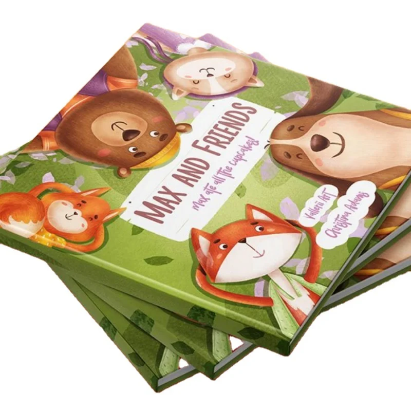 

custom Cheap custom hardcover children story board book for children education