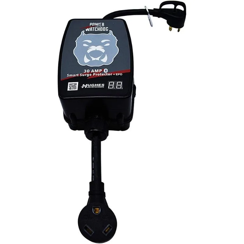 PWD30EPO, Bluetooth Surge Protector with Auto Shutoff, 30 Amp, Portable