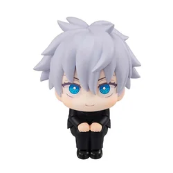 10cm Jujutsu Kaisen Q‑Sitting Anime Figure PVC Collectible, Charming Car & Desktop Decor Gift (Gojo Satoru B)