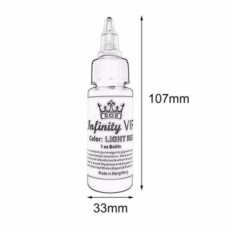 Tattoo Ink Body Painting Tattoo Ink Permanent Makeup Coloring Pigment Eyebrows Eyeliner Tattoo Paint Body Eternal 30Ml