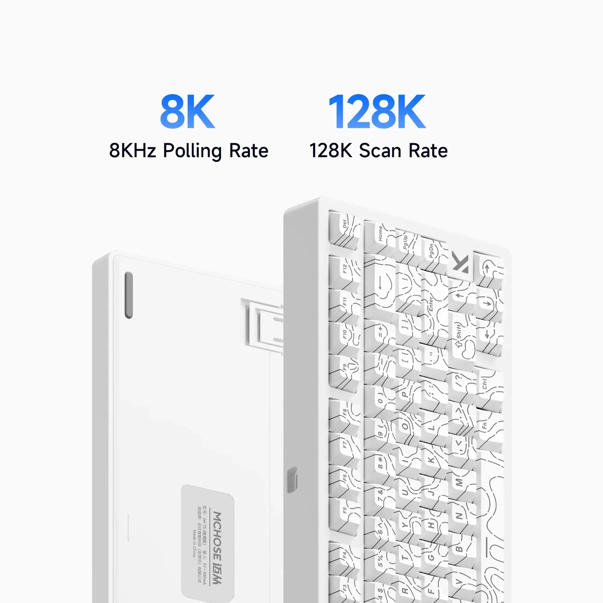 MCHOSE Jet 75 Snap Tap 0.1ms Latency 8kHz Polling Rate Magnetic
