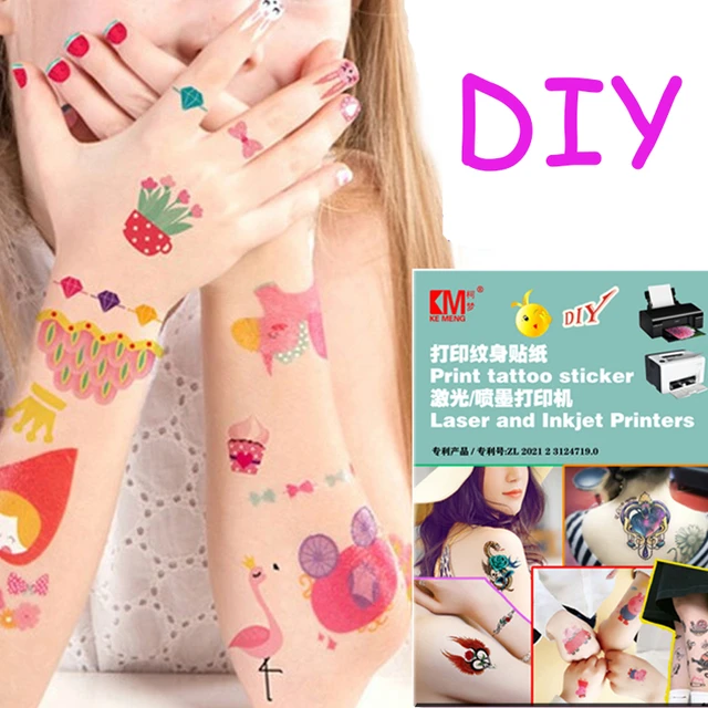 Printable Tattoos Temporary Waterproof  Waterproof Temporary Tattoo  Printers - A4 - Aliexpress