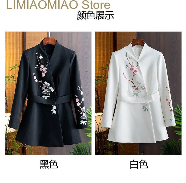 New luxury ladies  lace embroidered jacket and coats elegant  Fashion  Jacket for Women Blazers