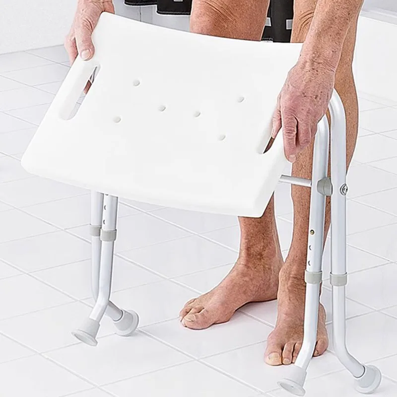 

Vacume Suction Shower Stool Waterproof Design Elderly Small Shower Stool Foldable Toilet Sillas Plegables Bathroom Furniture