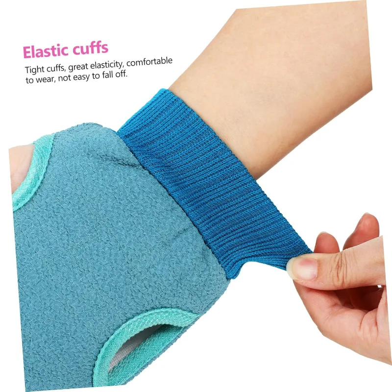 1/2PCS Scrub Exfoliating Gloves for Shower Cleaning Scrub Mitt Rub Dead Skin Body Brush Towel SPA Foam Body Massage 3
