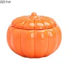 Ceramic Pumpkin Candle Holders Desk Decoration Wedding Centerpieces Candlestick Wax Melt Burner Creative Home Aroma Container 6
