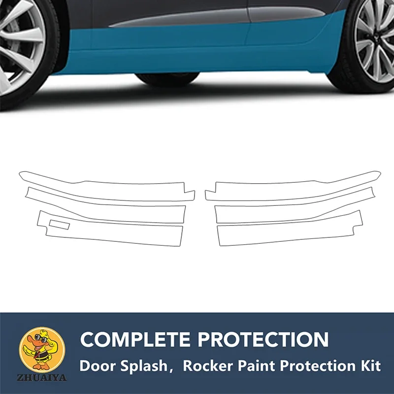 

PreCut Rocker Panels Paint Protection Clear Bra Guard Kit 7.5mil TPU PPF For For ALFA ROMEO 4C SPYDER BASE 2015-2020