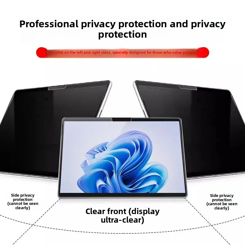 Per (Microsoft) Surface Laptop 7/6/5 Pellicola peep-proof da 13,8/15 pollici Pro 11/10/9/8 Pellicola protettiva per schermo privacy per laptop Studio 2 - immagine 3