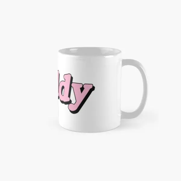 

Daddy Classic Mug Tea Picture Simple Printed Photo Image Handle Round Drinkware Design Cup Coffee Gifts