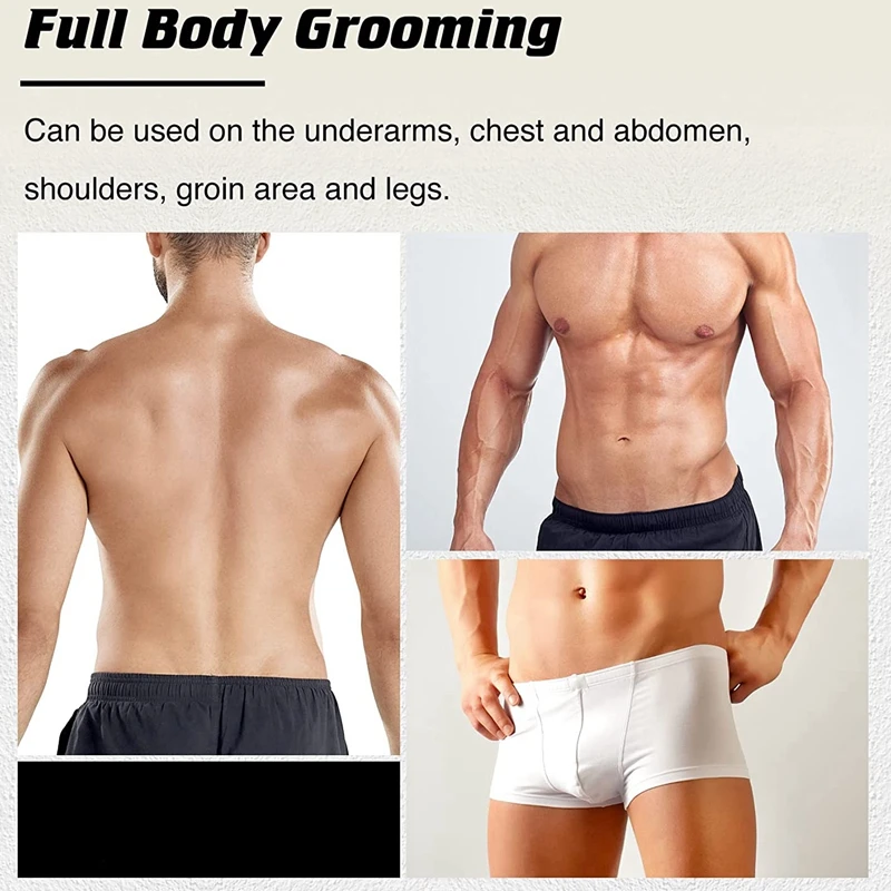 Pubic Hair Shaver VGR Male Intim Shave Intimate Shaving Men's Underhair Chest Arm Groin Area Haircuts Epilator IPX4 Intime Rasor 5