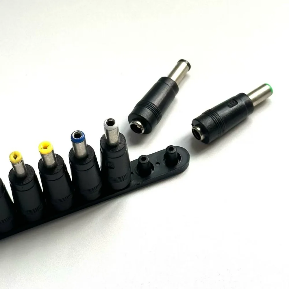 Universal DC to USB Converter Cable with 8 Interchangeable Connectors
