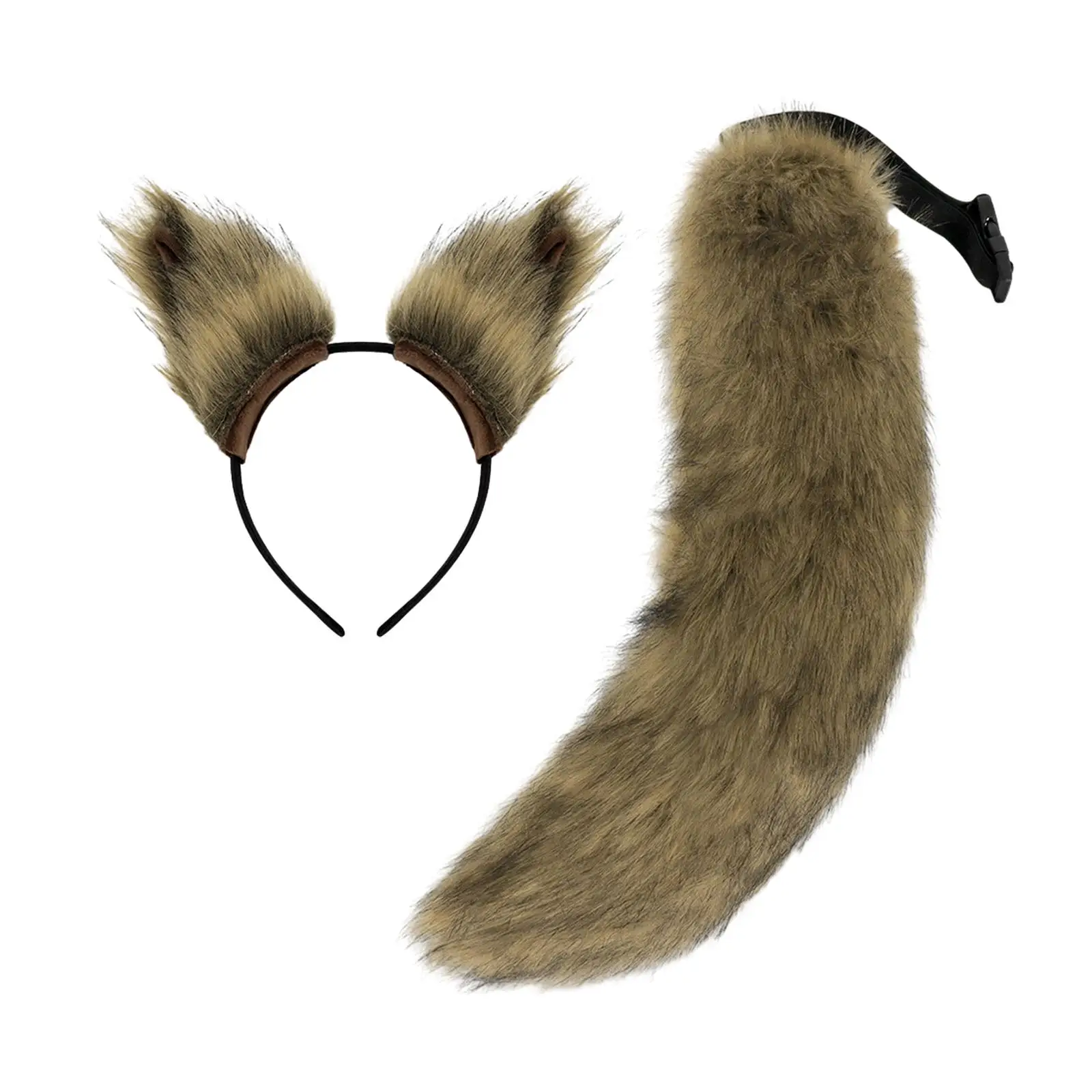 

Animals Ears and Tail Adorable Fancy Dress for Role Play Carnival Holiday