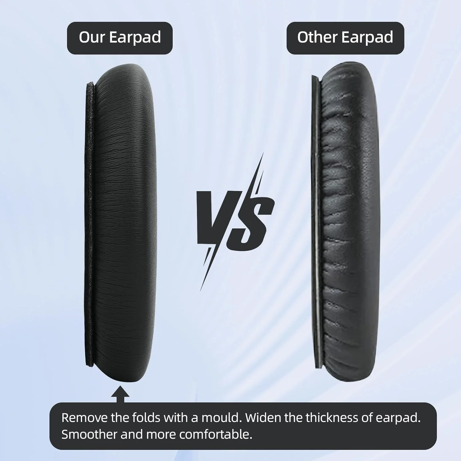 KUTOU Replacement Headband Cushion and Earpads for Bose QC35 QC45 Headphones with Noise Isolation Memory Foamment Accessories