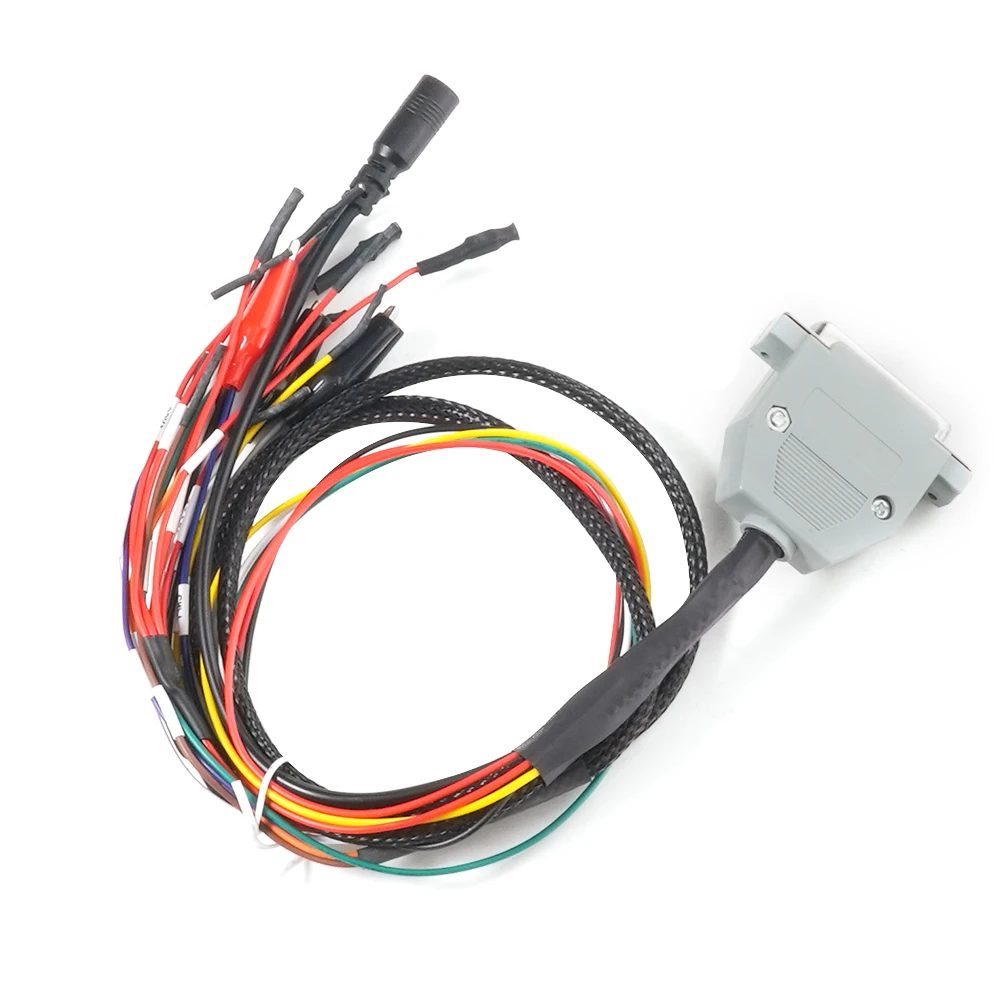 ECU Bench Pinout Cable with 3 LED LIGHTS for PRO J2534 VCI Read and Write ECU BATT VCC KLINE CAN-L CAN-H