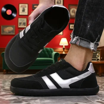 أحذية رجالية واسعة حافي القدمين للجنسين، أحذية مشي بسيطة غير قابلة للانزلاق، خفيفة الوزن قابلة للتنفس للرجال أحذية رياضية حافي القدمين