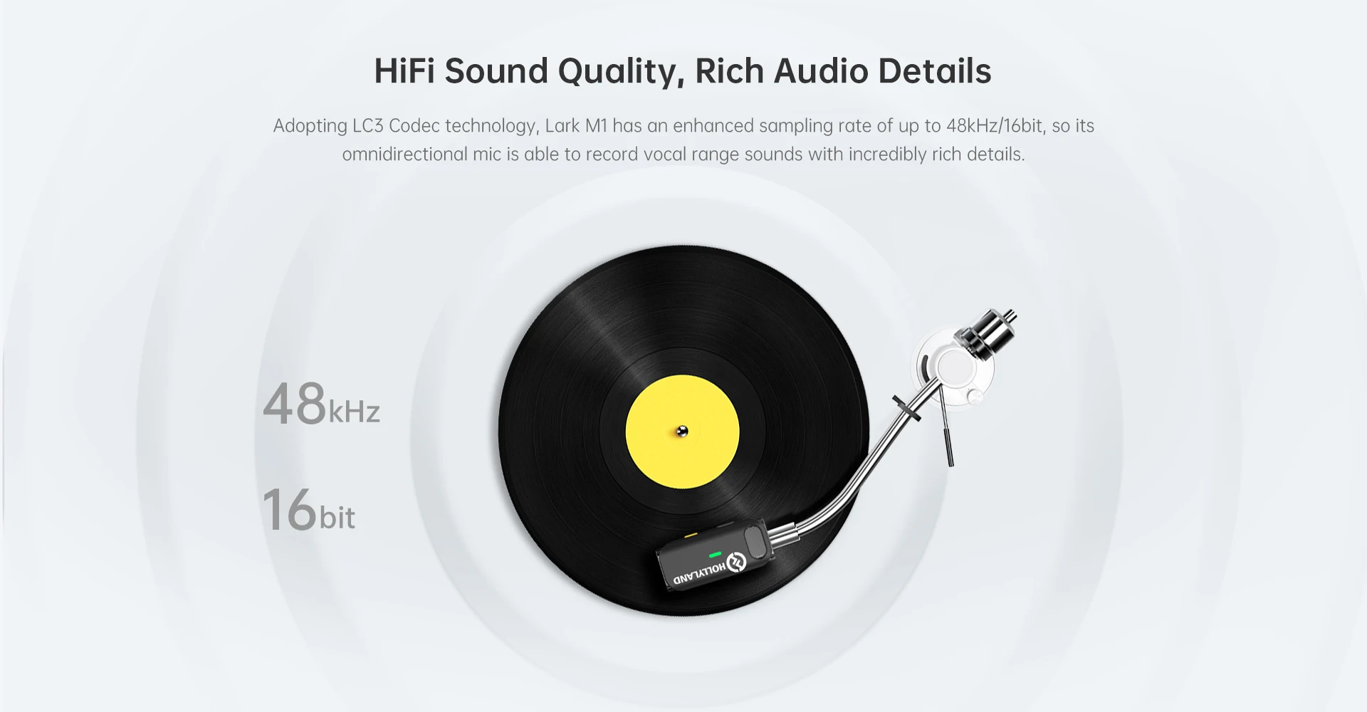 HOLLYLAND LARK M1 Duo 2.4G Wireless Lavalier Microphone System 2