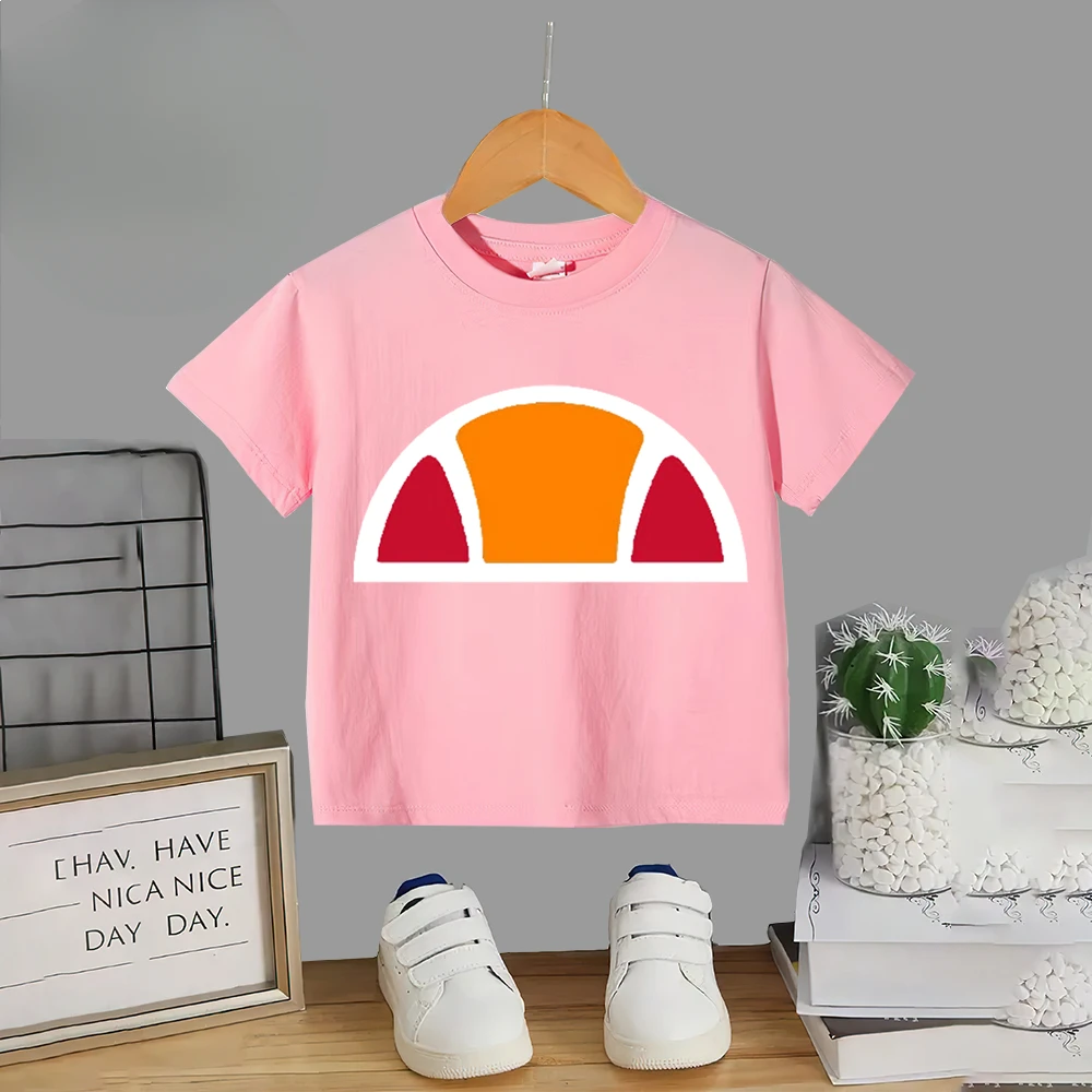 thumbnail image 1 of Ropa de verano para niños, camiseta de algodón estampada con patrón simple, camiseta para niños, niñas y adolescentes, camiseta 100 % algodón, 1 of 5