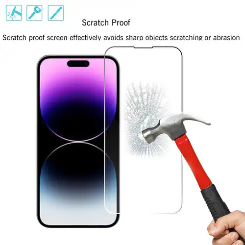 Tempered Glass for iPhone 14 Pro 15 16 17 18 13 12 11 Pro Max Screen Protector for iPhone 15 Pro Mica for iPhone 13 14 Pro Glass - Image 5