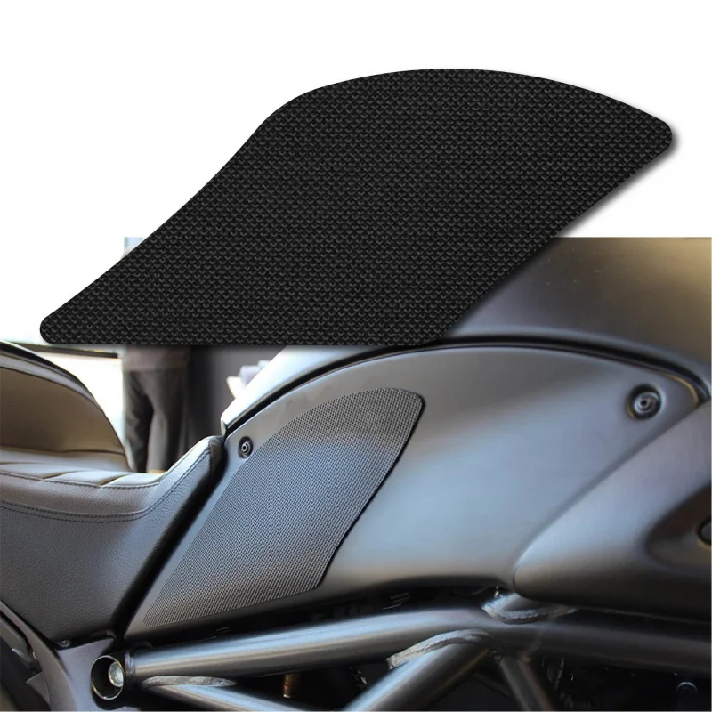 For Ducati Diavel	2011-2018 3M Self Adhesive Silicone Non-Sliptank Pads Traction Grips 3D Rubber