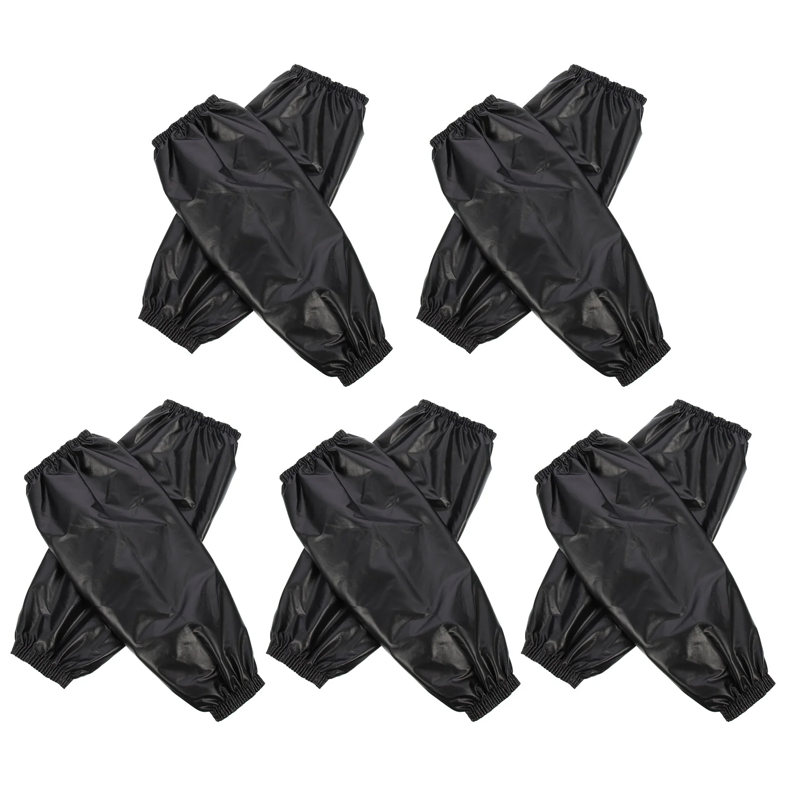 

5 Pairs Welding Sleeves Heat Resistant Arm Protection Sleeves Work Sleeves