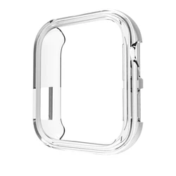 Premium TPU Anti-Scratch Protective Bumper Soft Silicone Case for Huawei WatchFit3 (Clear)