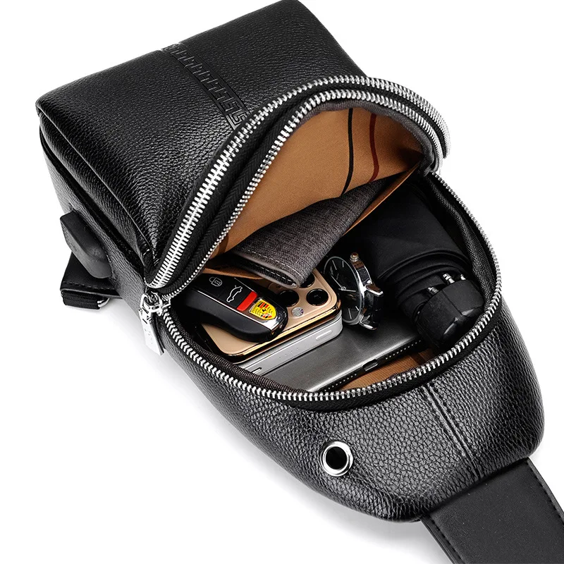 New Style Men's Bag Crossbody Bag Fashion Trendy Shoulder Bag Small Backpack for Men Outdoor Travel