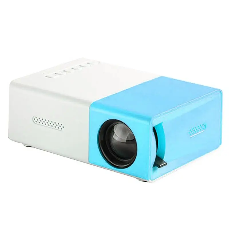 

Small Projector HD Projectors For Outdoor 1080P Wireless Video Projector For Home Theater Movie Blue And White