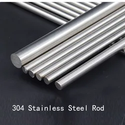 Premium 304 Stainless Steel Solid Rod - Various Diameters & Lengths Available - 16x500mm - 1pcs