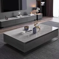 Tables basses nordiques simples, modernes, de luxe, originales, pour salon, canapé, côté marbre, meubles de maison, Couchtisch FYCT 1